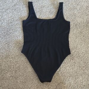 OQQ Black Bodysuit Size Large